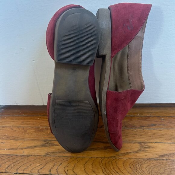 Red suede loafers - Picture 5 of 7